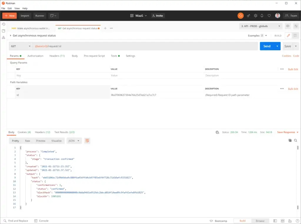 Postman Code