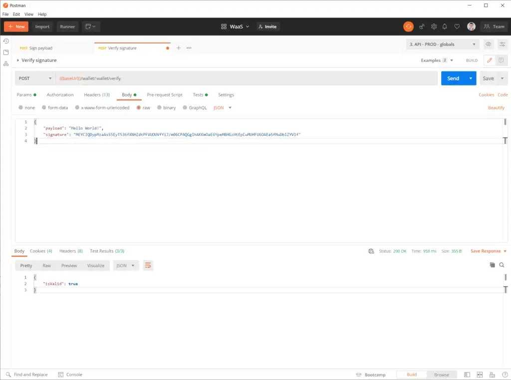 Postman Code