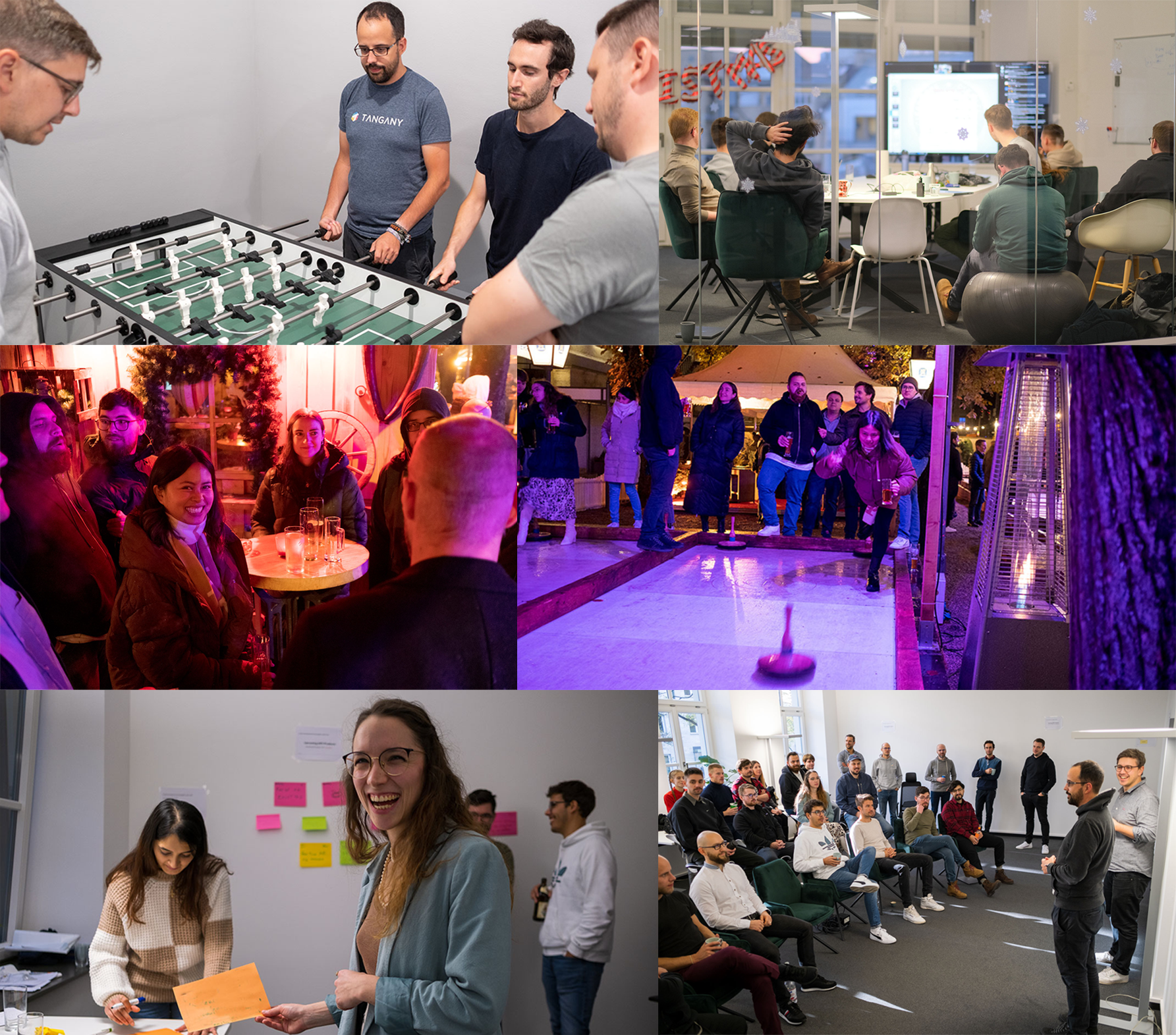 Some impressions of the year, from daily office life to workshops and Tangany events
