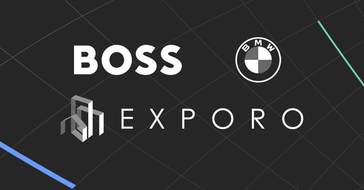 Image of Tangany clients, Boss, BMW and Exporo.