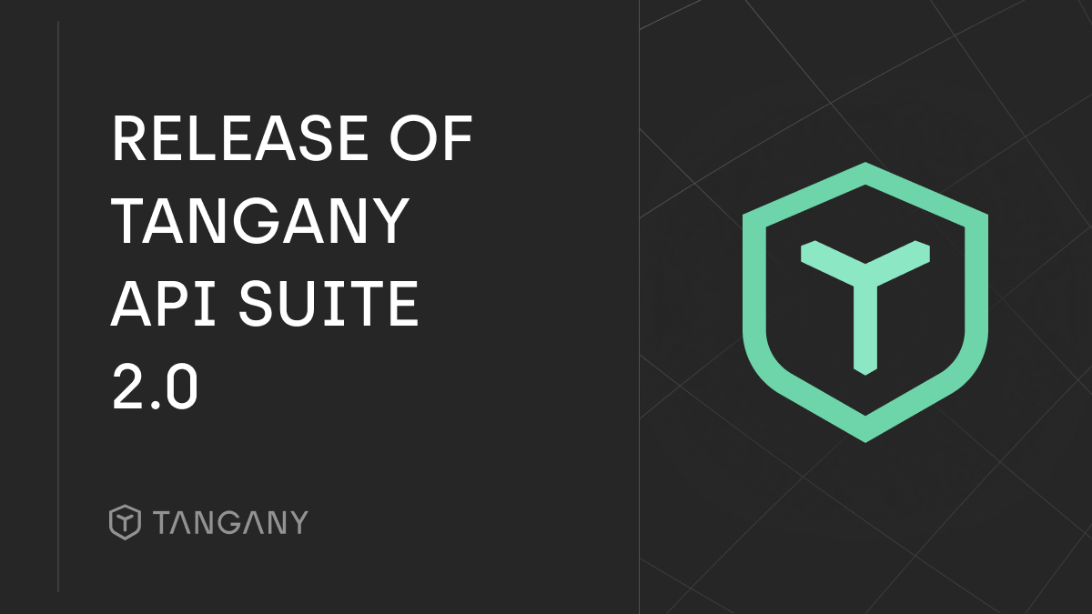 Tangany API 2.0 Release title image