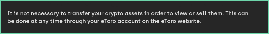 Disclaimer eToro FAQ