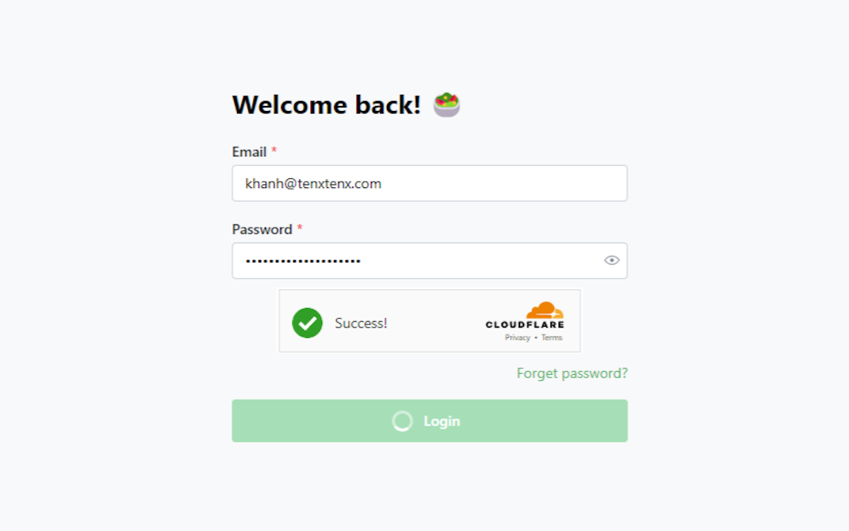Autofill login form in React.js