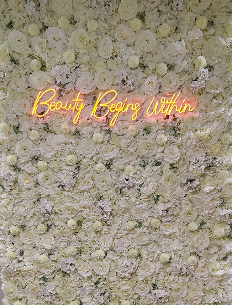 Beauty Begins Within background