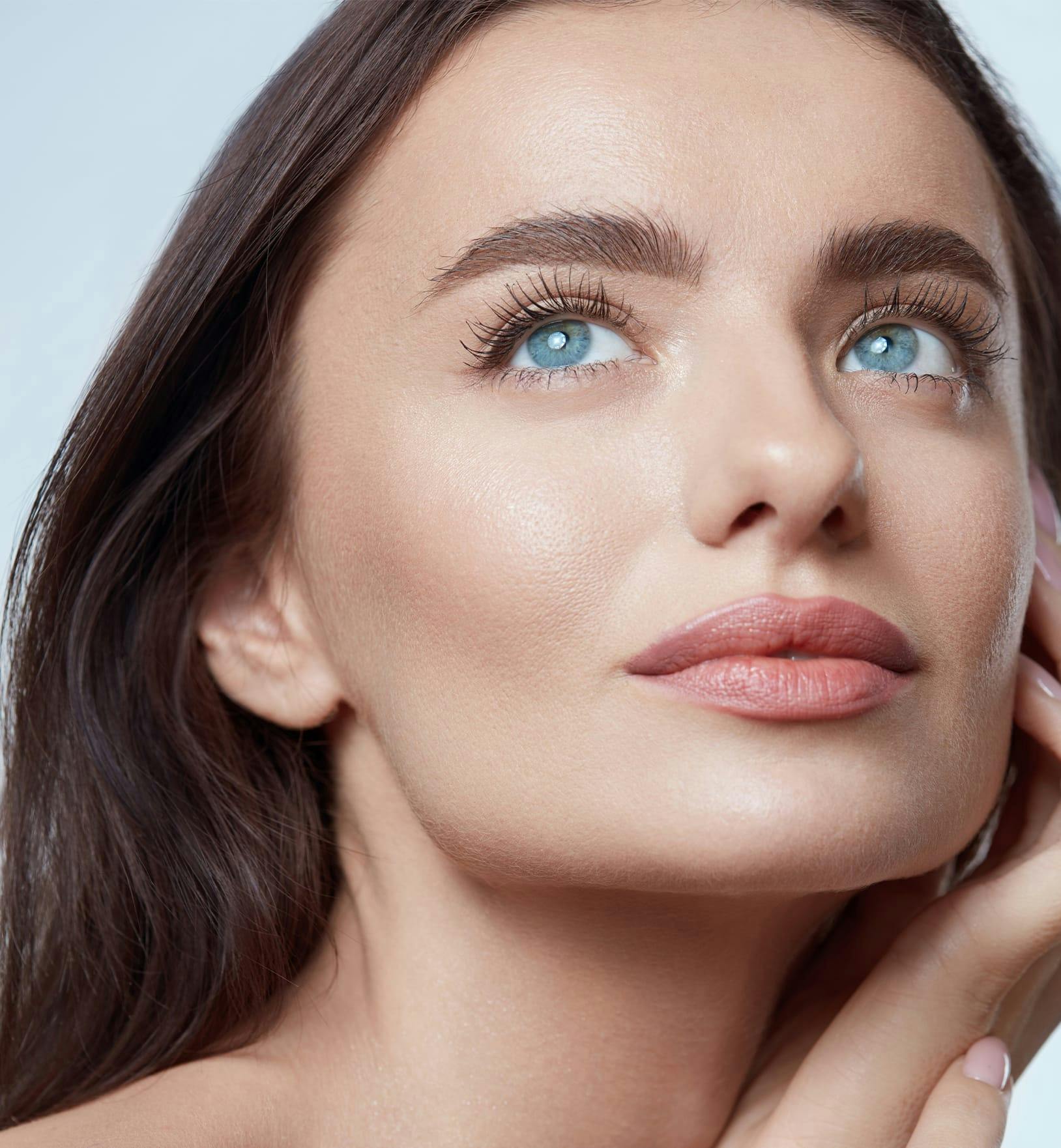 woman with blue eyes