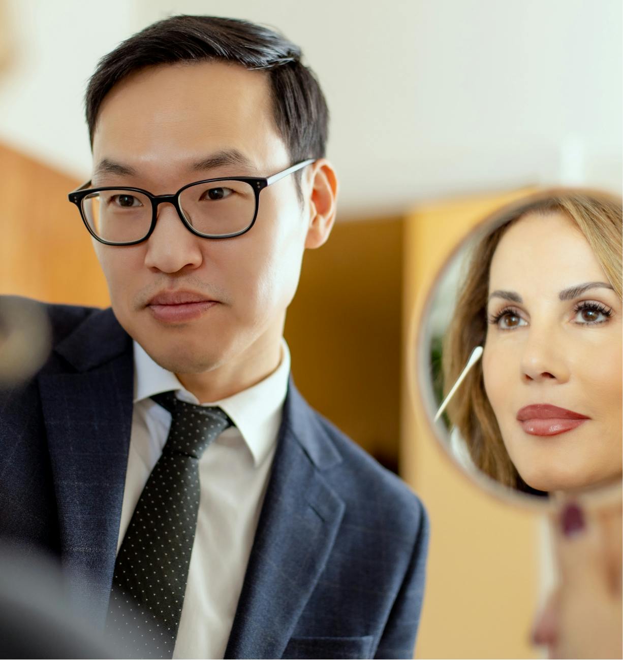 Dr. Ortlip Showing Patient Her Results