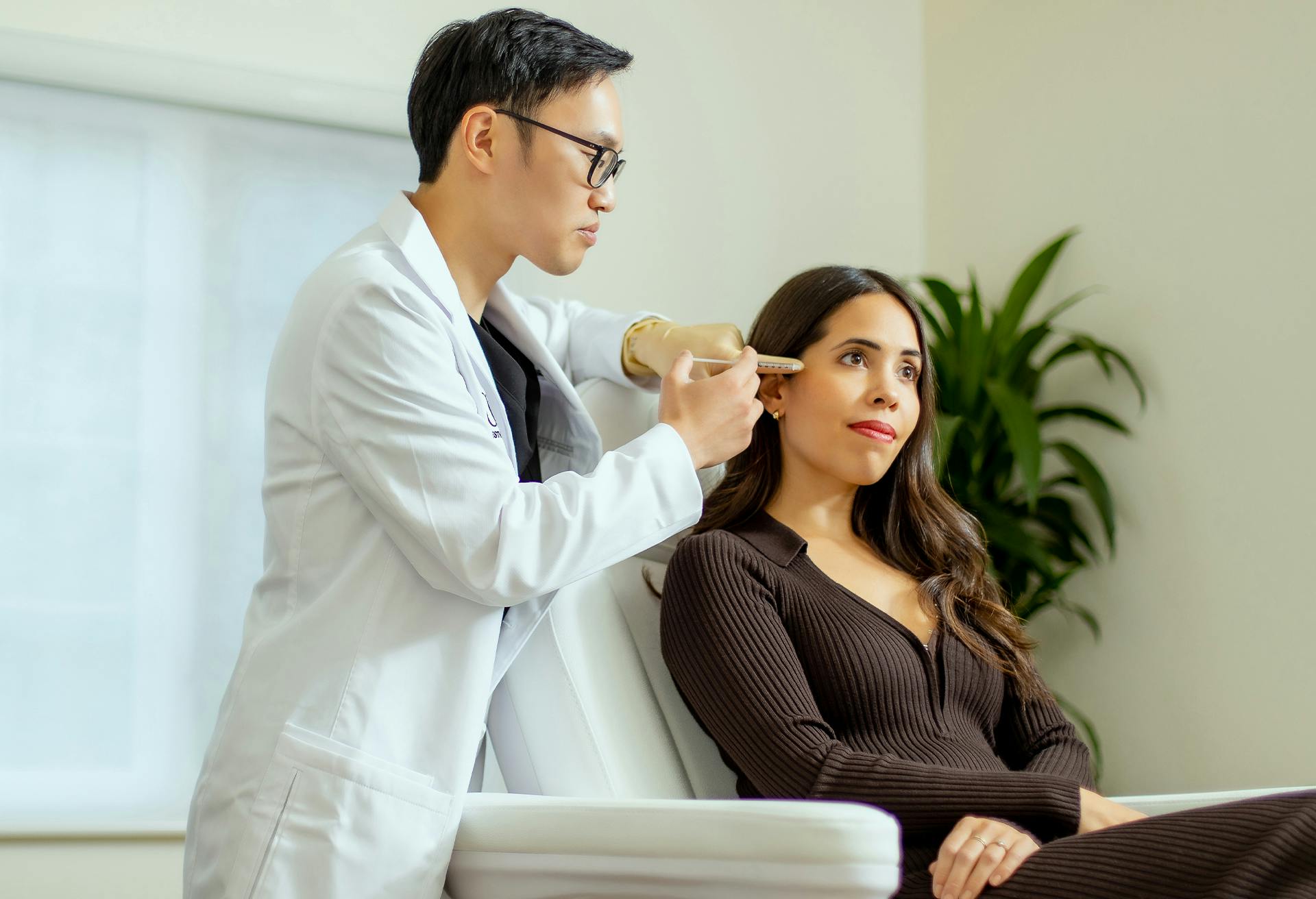 Woman Receiving an Injection by Dr. Timothy Ortlip