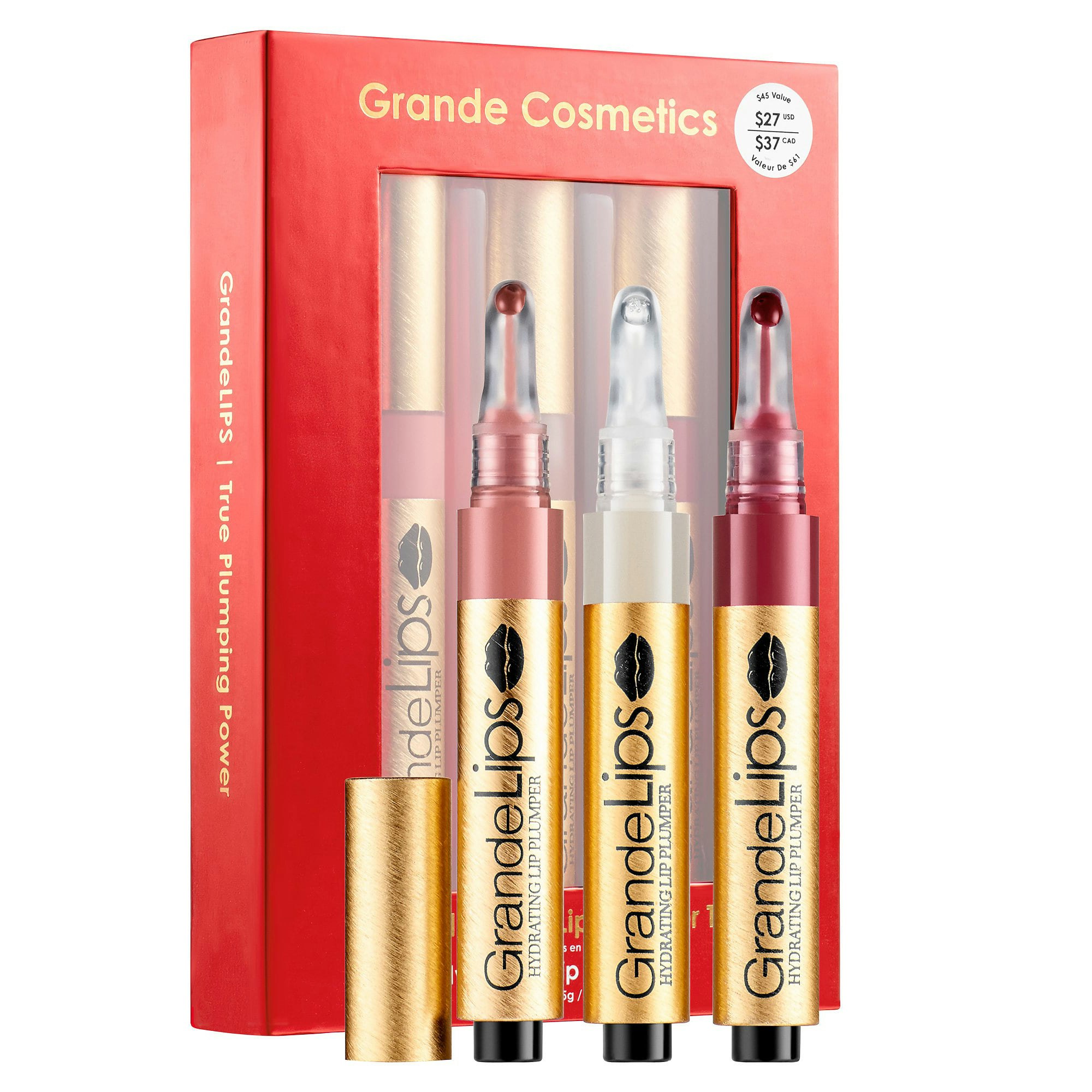 Grande Cosmetics GrandeLips® Limited Edition Lip Plumper Trio
