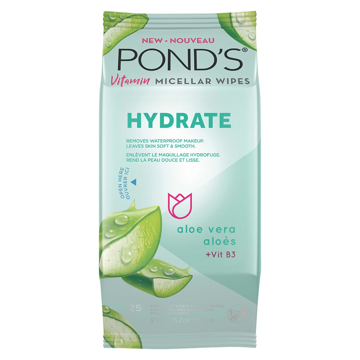Pond’s® Vitamin Micellar Wipes Hydrate