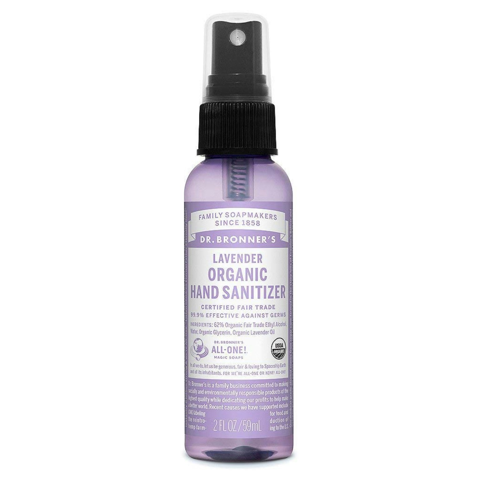 Dr. Bronner’s® Organic Hand Sanitizer, Lavender