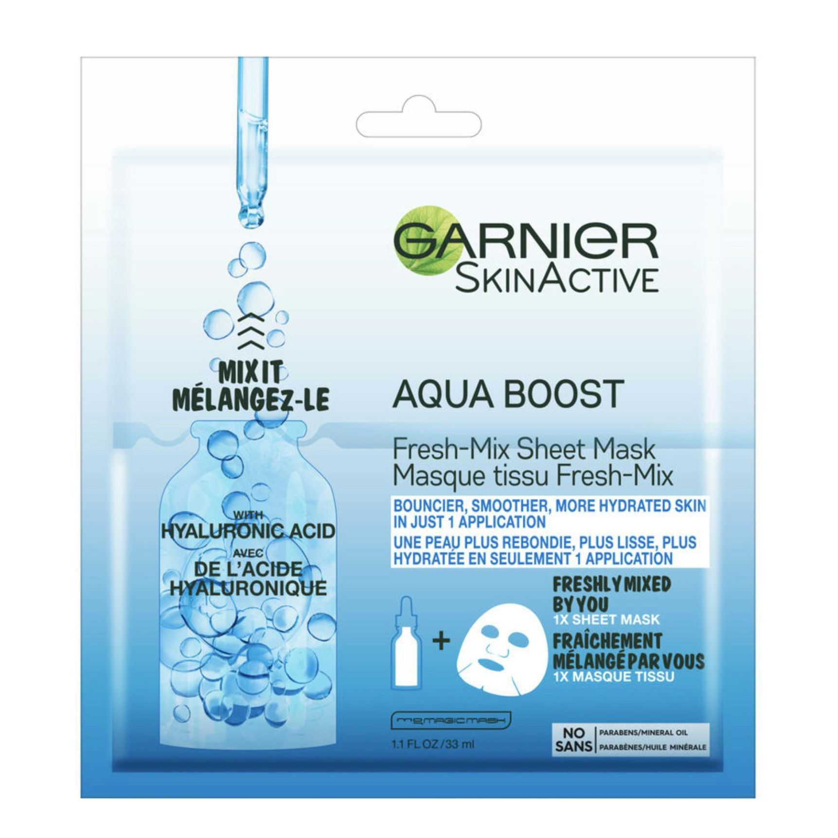 Garnier® SkinActive® Aqua Boost™ Fresh-Mix Sheet Mask 