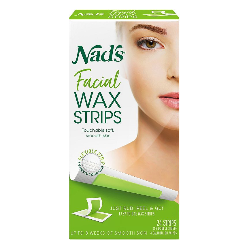 Nad’s® Hair Removal Facial Wax Strips