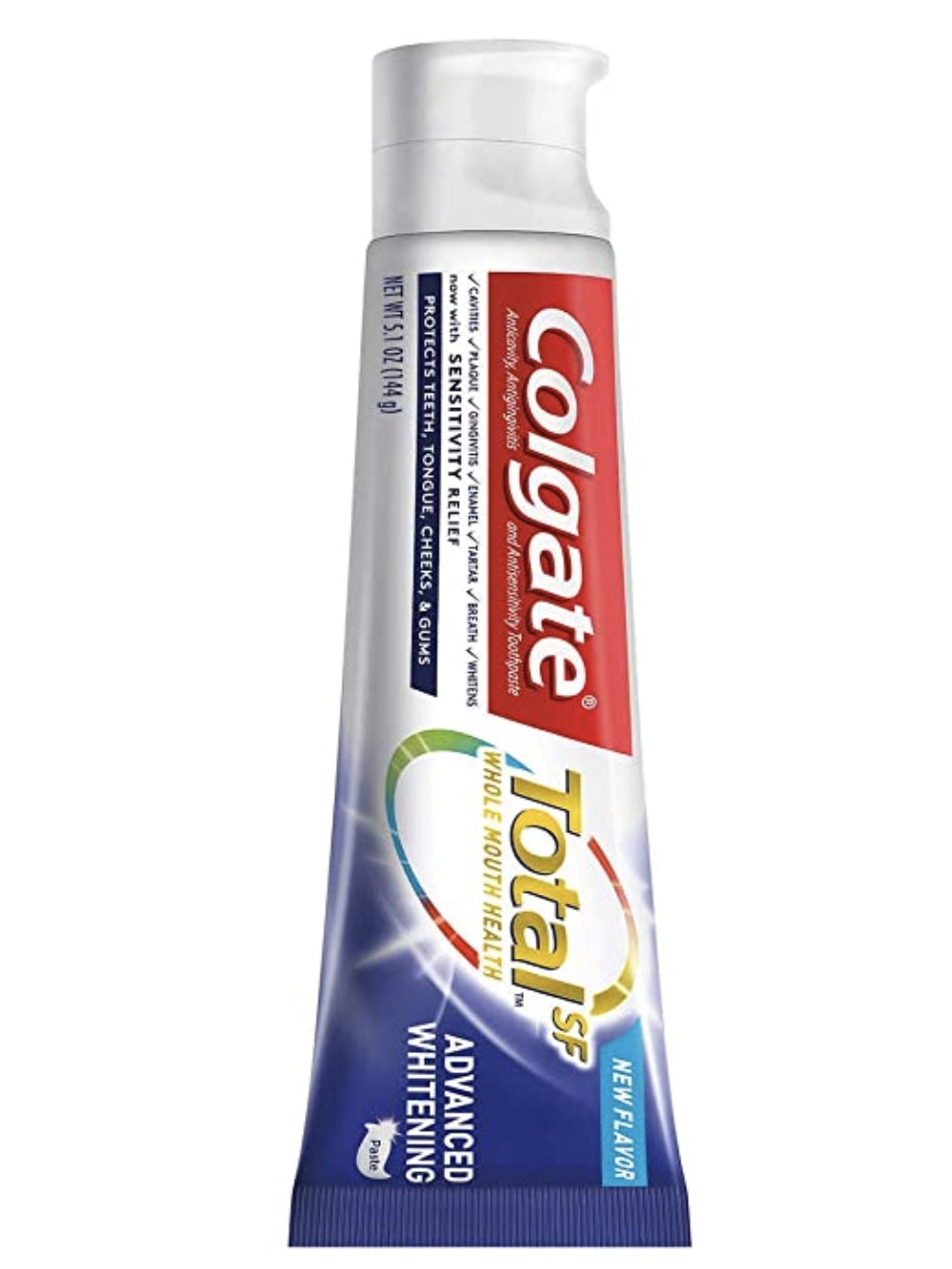 best at home teeth whitening Colgate Total® SF Whitening Toothpaste