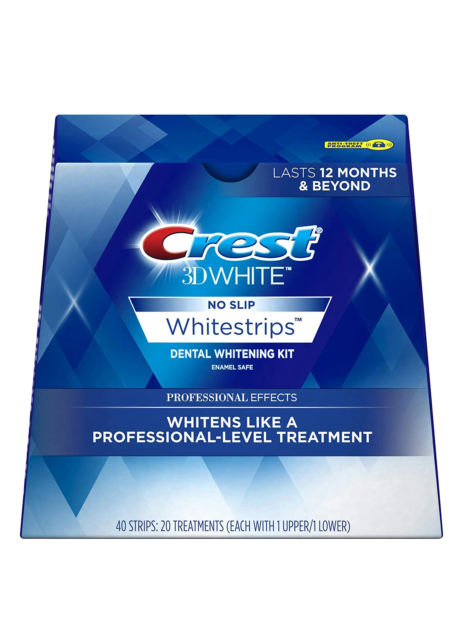 best at home teeth whitening Crest® 3D White® No Slip Whitestrips®