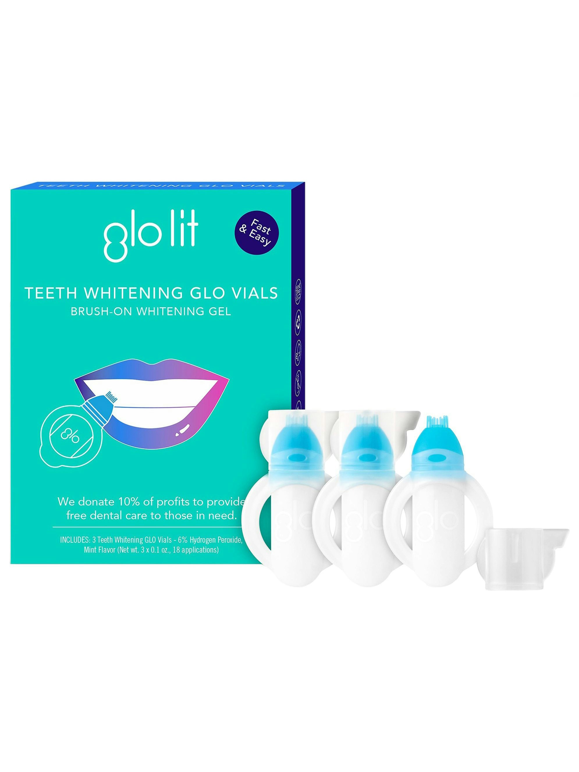 best at home teeth whitening GLO LIT Teeth Whitening Device