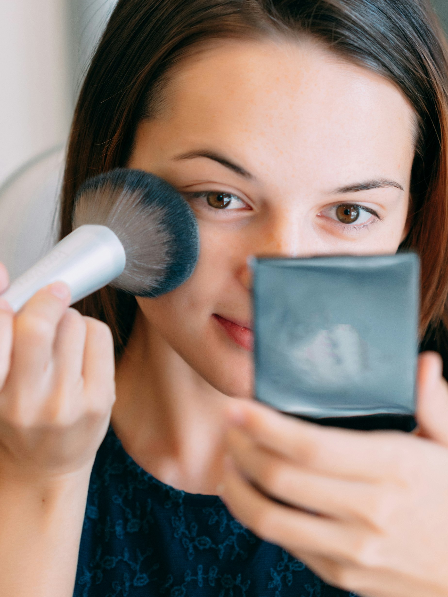 Zoom Video Conference Beauty Tip: Apply Blush for the camera
