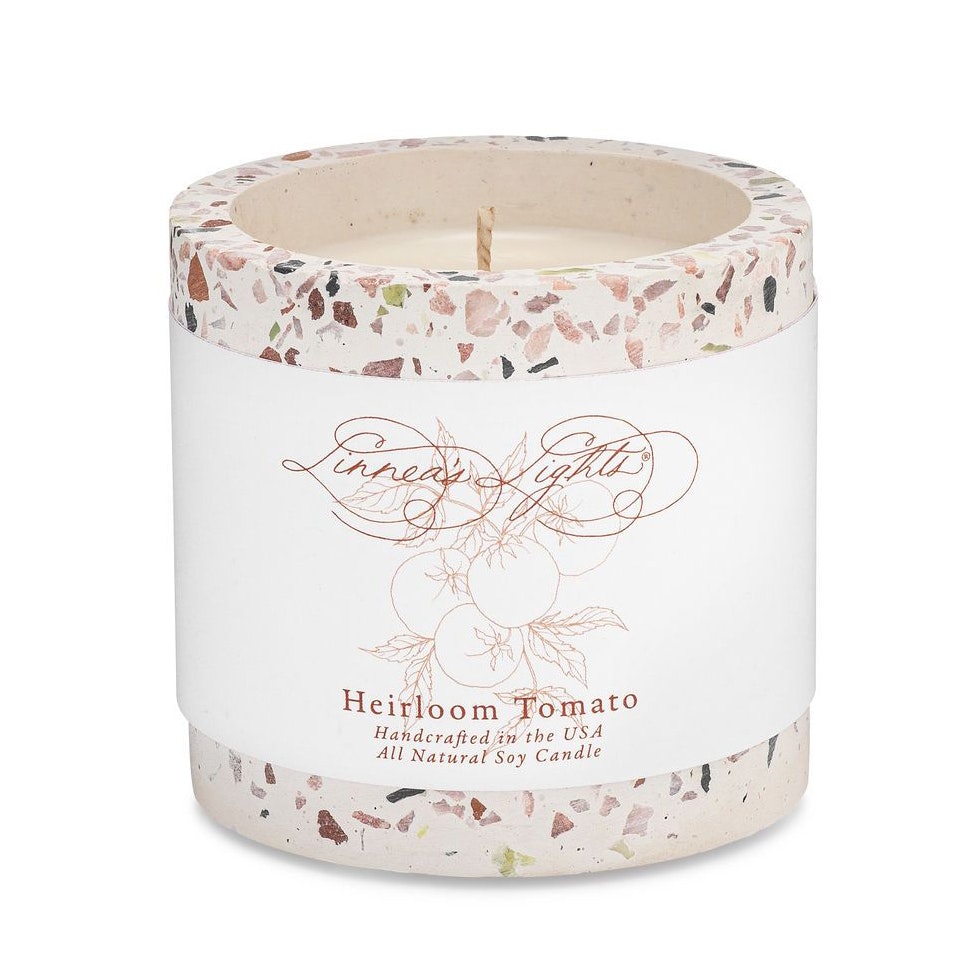Linnea’s Lights® Heirloom Tomato Summer Garden Terrazzo Pot 