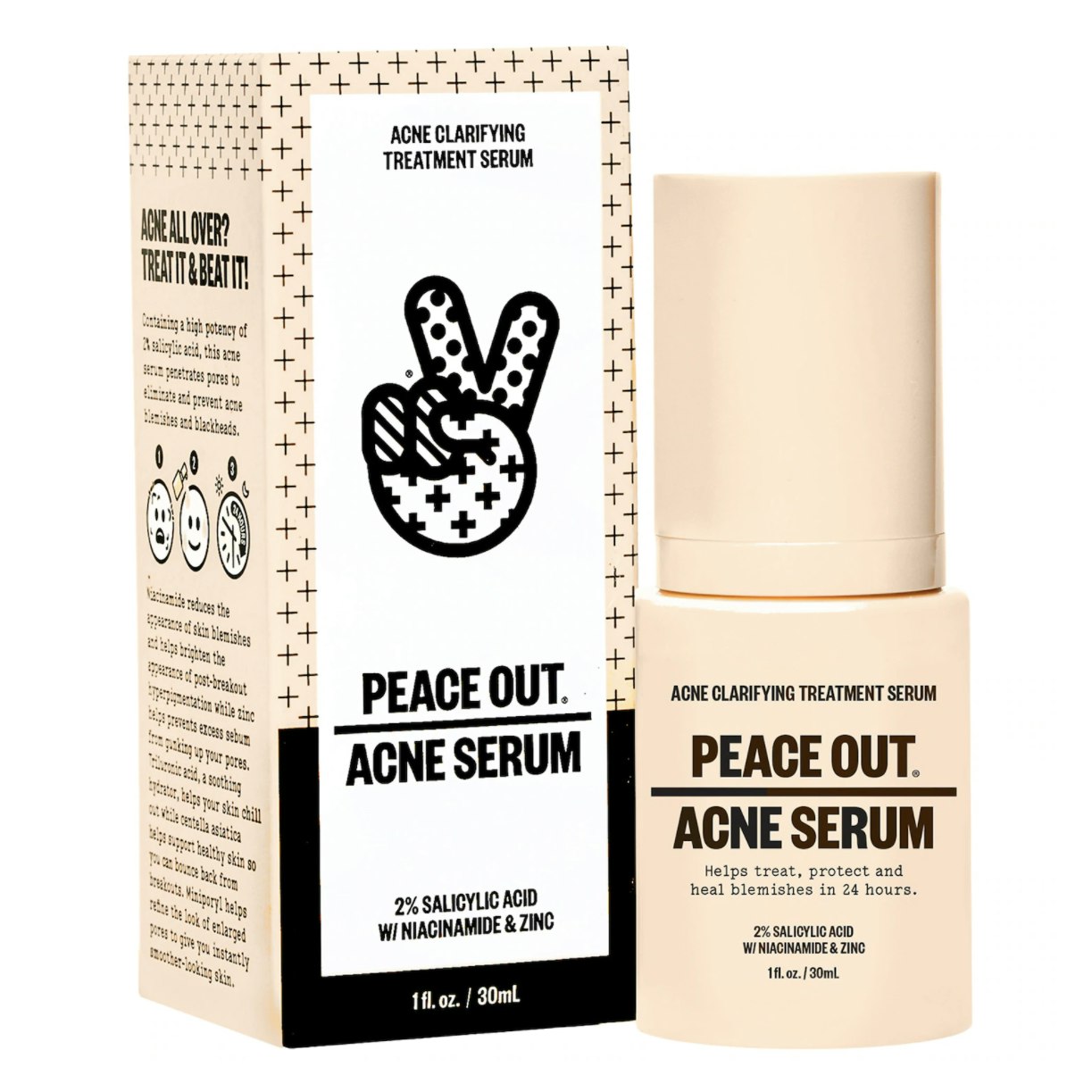 Peace Out® Skincare Salicylic Acid Acne Treatment Serum 