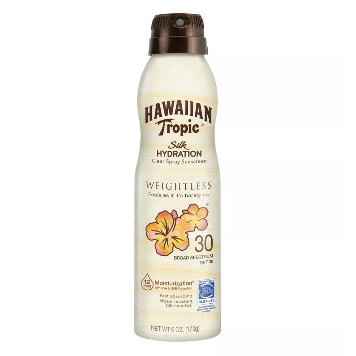 Hawaiian Tropic® Silk Hydration® Weightless Clear Spray Sunscreen Broad Spectrum SPF 30