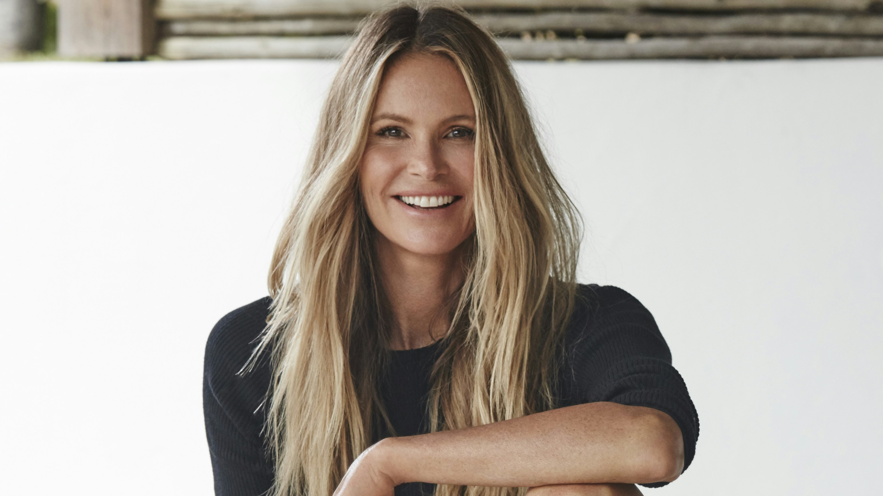 Supermodel Elle Macpherson smiling