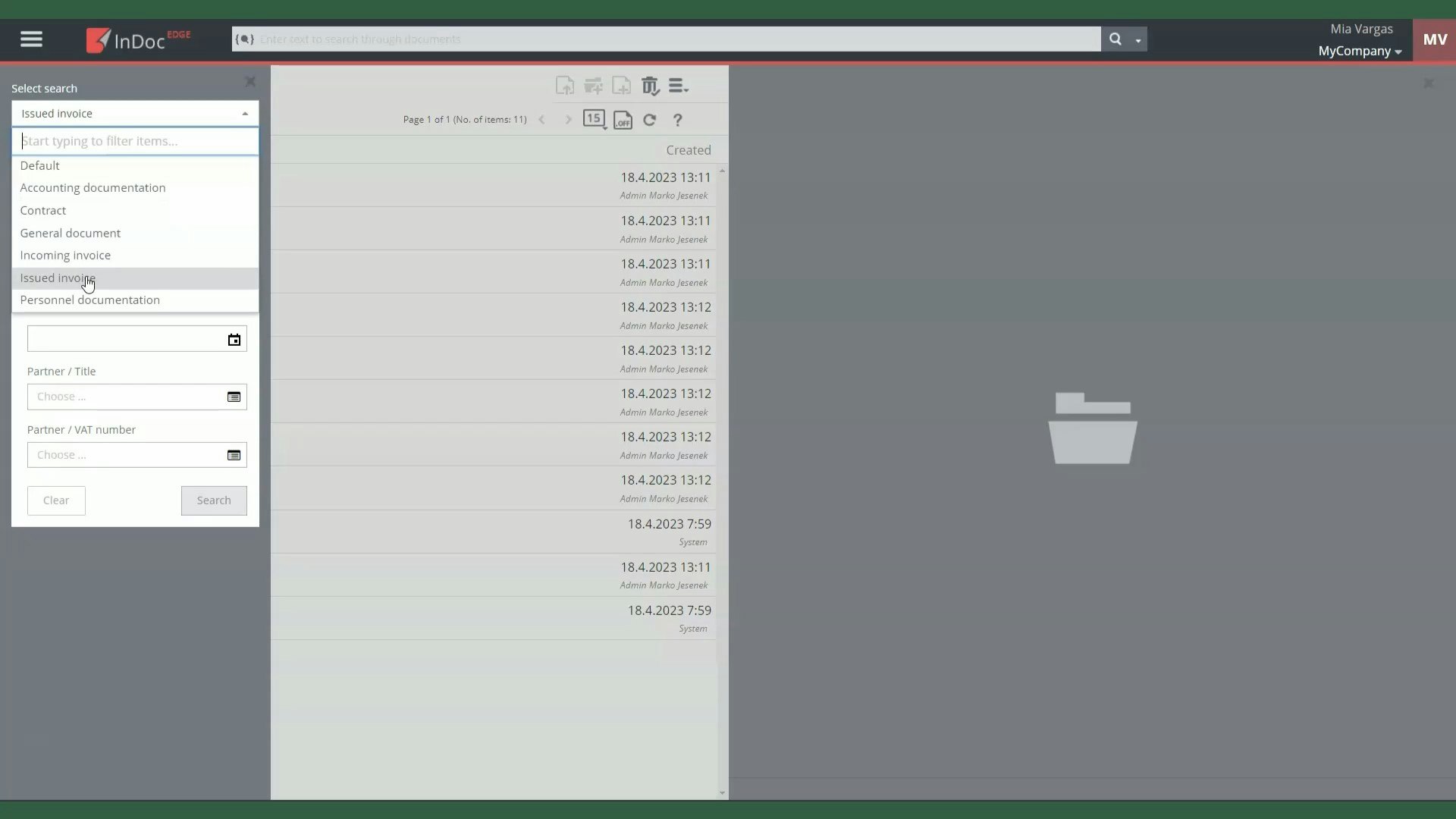 Dedicated search tool