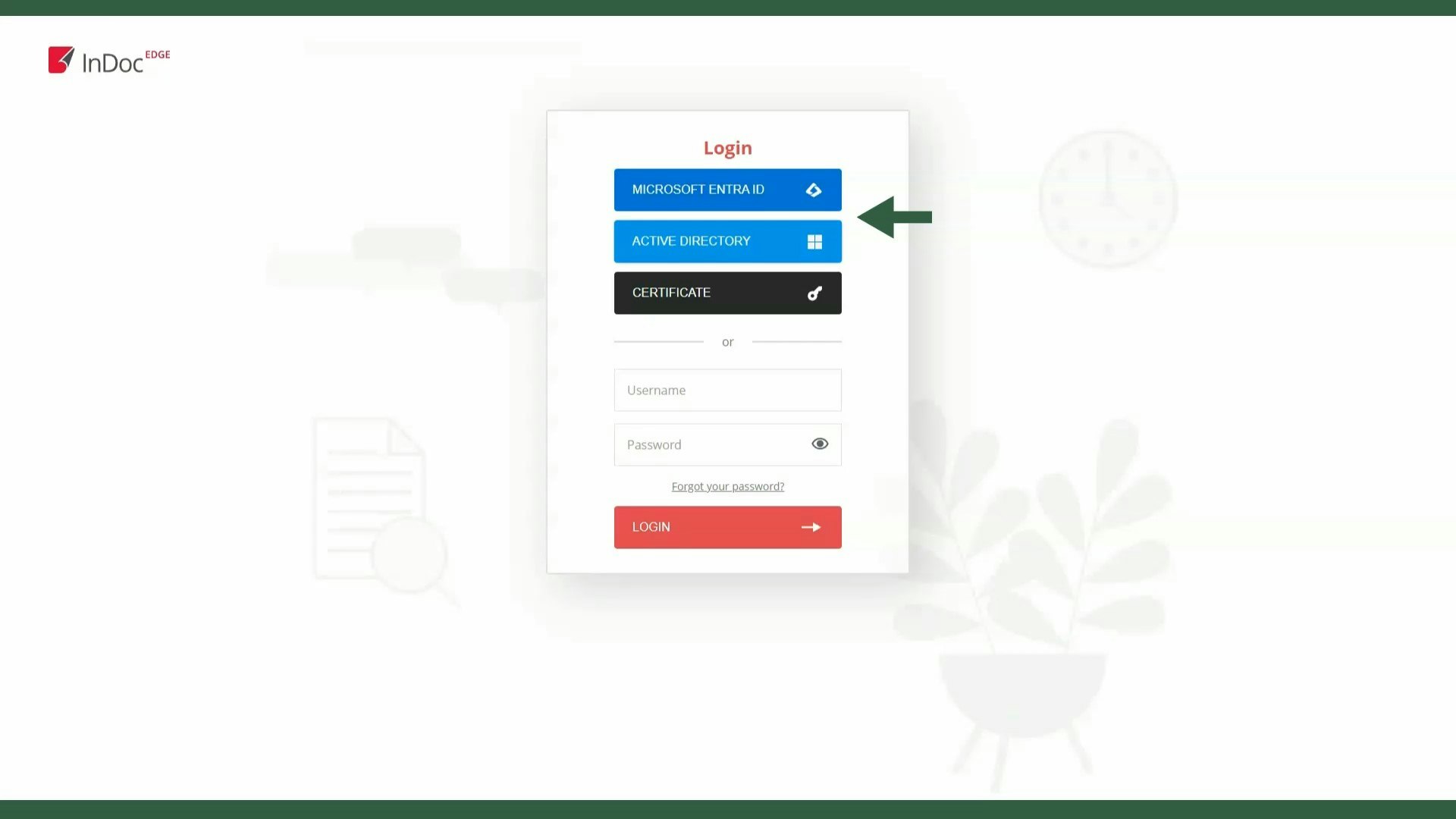 Prijava z Microsoft Entra ID ali z aktivnim imenikom