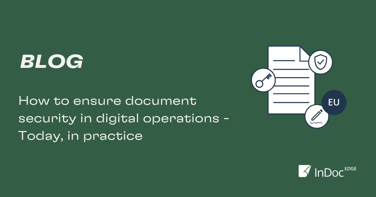 Document Security in Digital Operations: Risks and Control