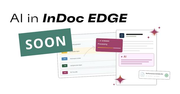 Soon AI in InDoc EDGE