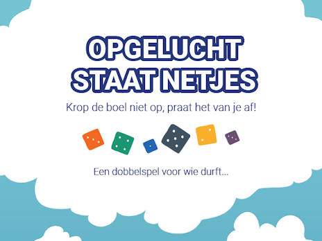 Op deze afbeelding is het spel 'opgelucht staat netjes te zien'.