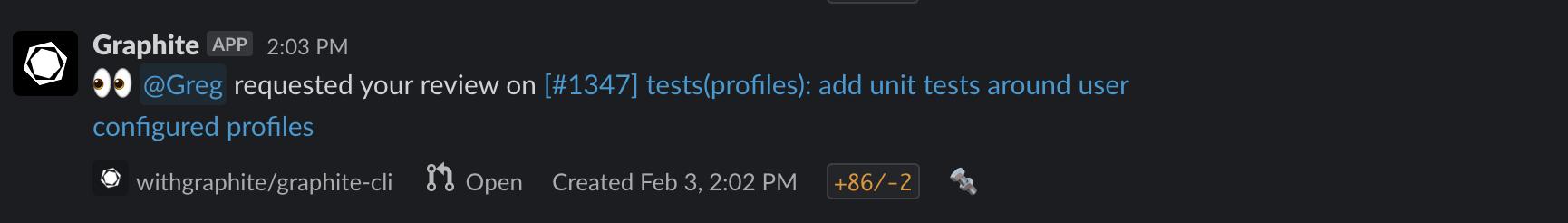 notification