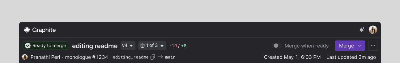 editing readme