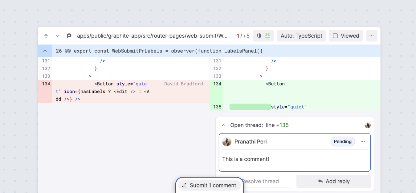 Review pull requests with Graphite
