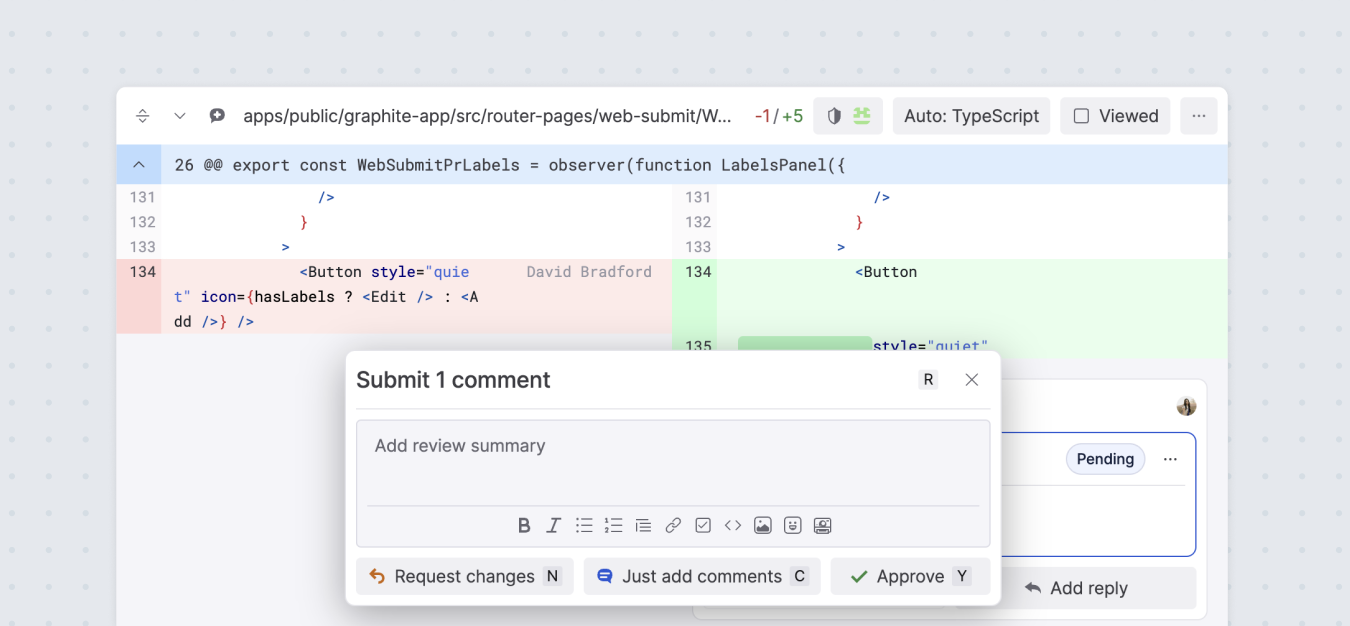 Review pull requests with Graphite