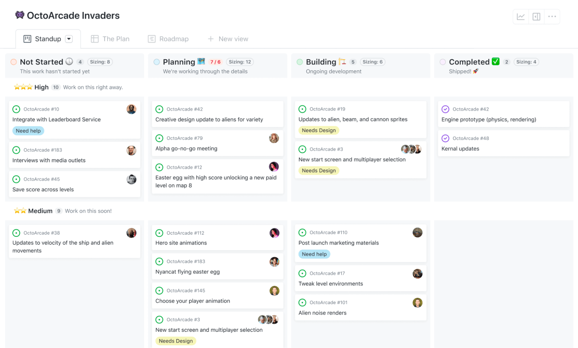 screenshot of Github Issues