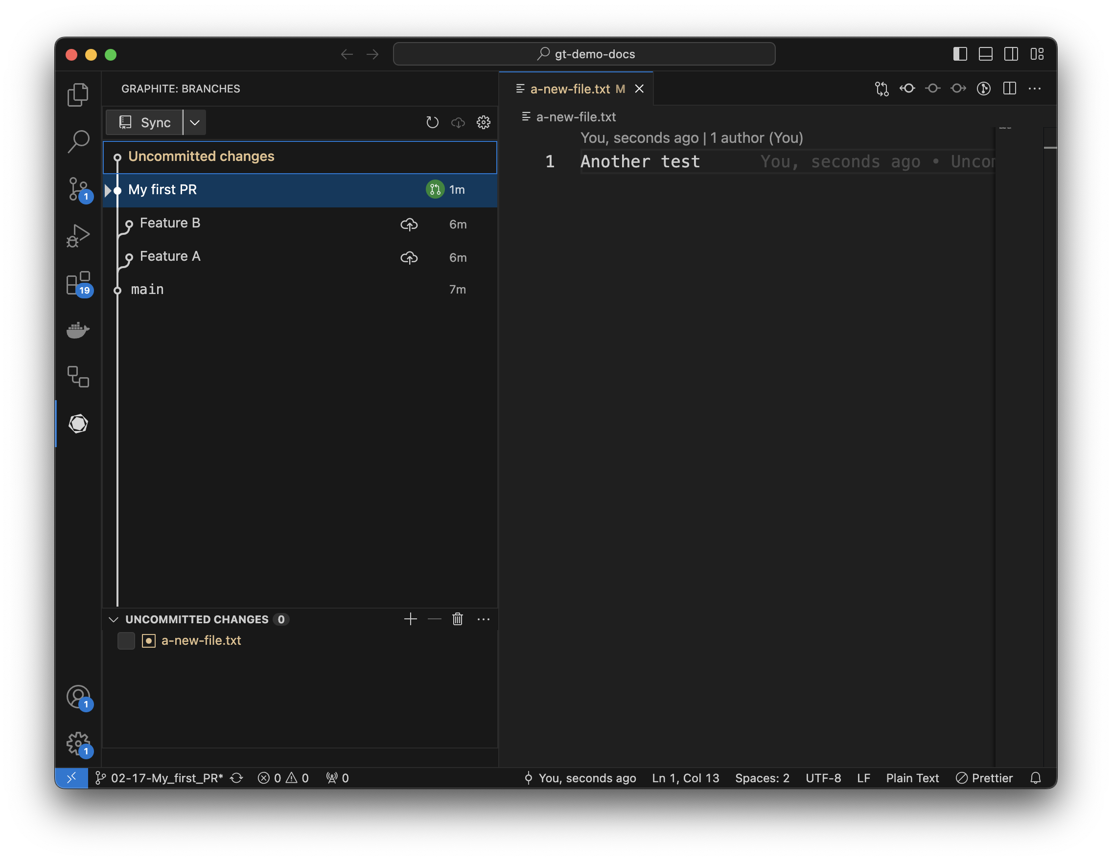 Create Pull Requests For A Stack With The Graphite VS Code Extension create-pull-requests-for-a-stack-with-the-graphite-vs-code-extension