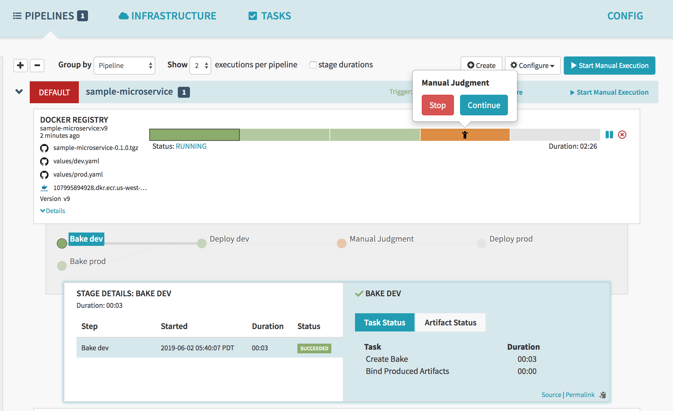 deployment docker registry screenshot