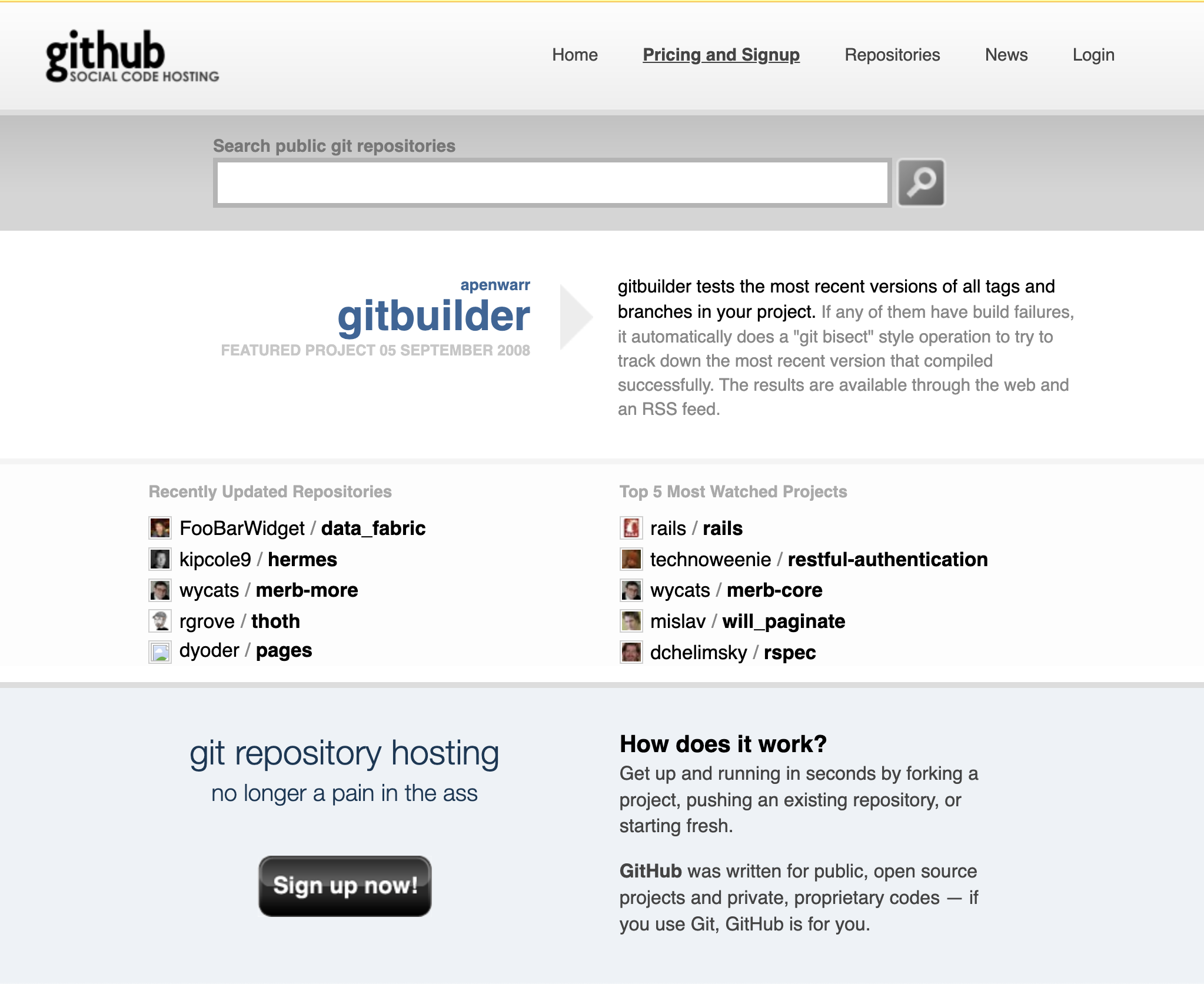 early github screenshot 1