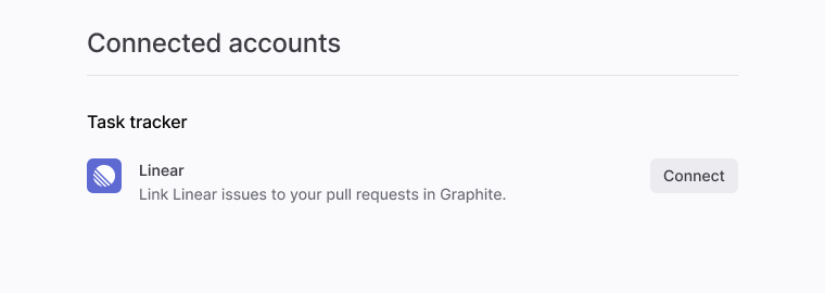 Graphite connected accounts