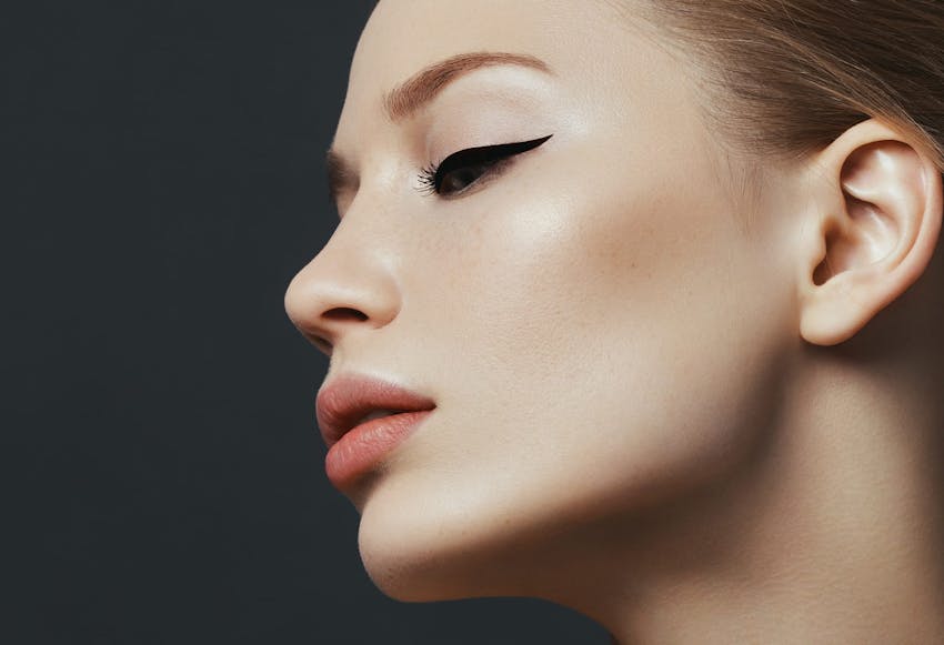 Closeup of the Side of a Woman's Face