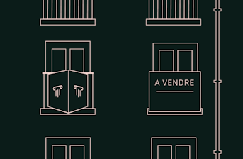façade d'un immeuble avec appartement a vendre