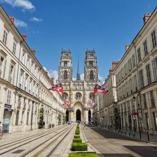 vue de la cathédrale d'orléans