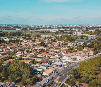 vue aerienne de Talence