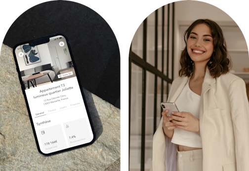 femme qui investit dans un appartement avec masteos