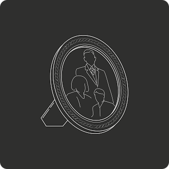 portrait de famille cadre