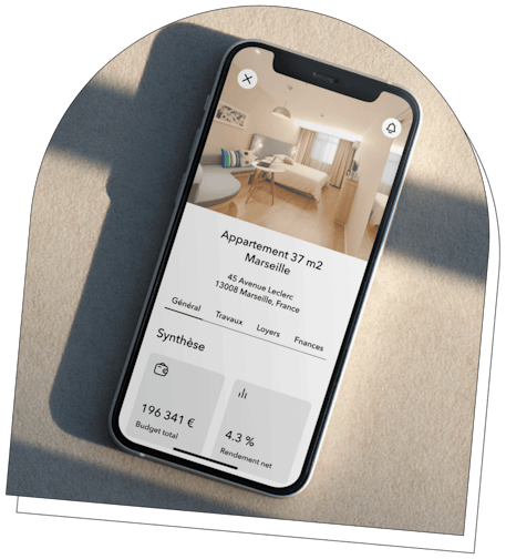 telephone avec appli masteos pour recherche de biens