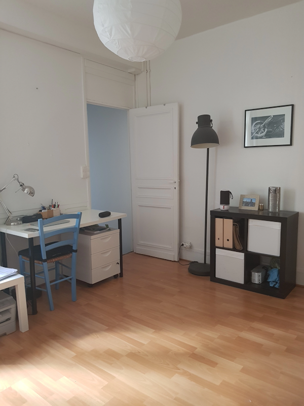 vue sur salon avant renovation lille wazemmes