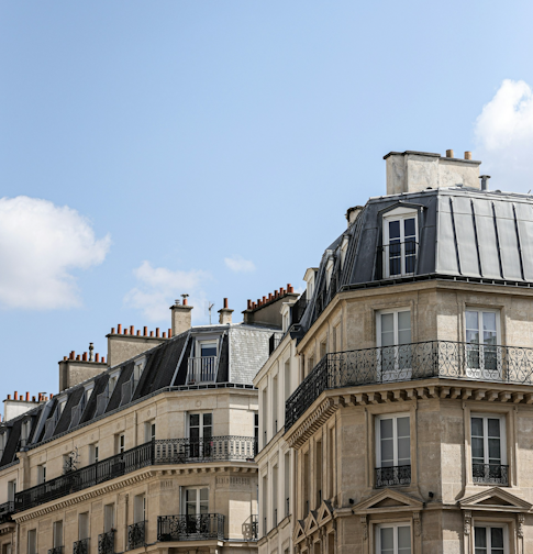vue sur immeuble parisien