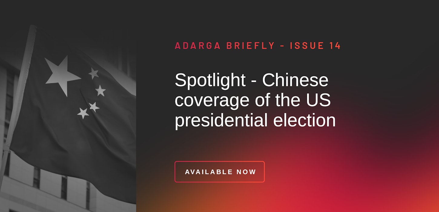 Adarga Briefly Issue 14: China in the changing world order
