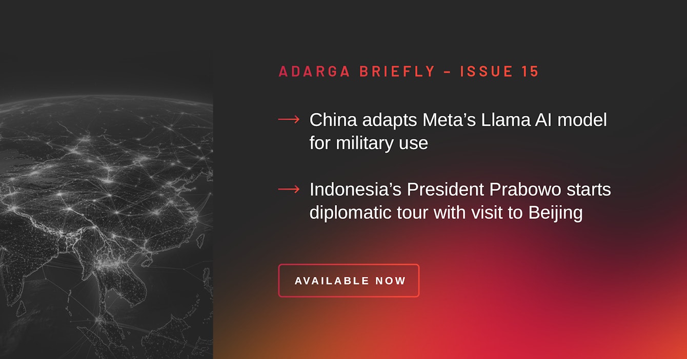 Adarga Briefly Issue 15: China in the changing world order