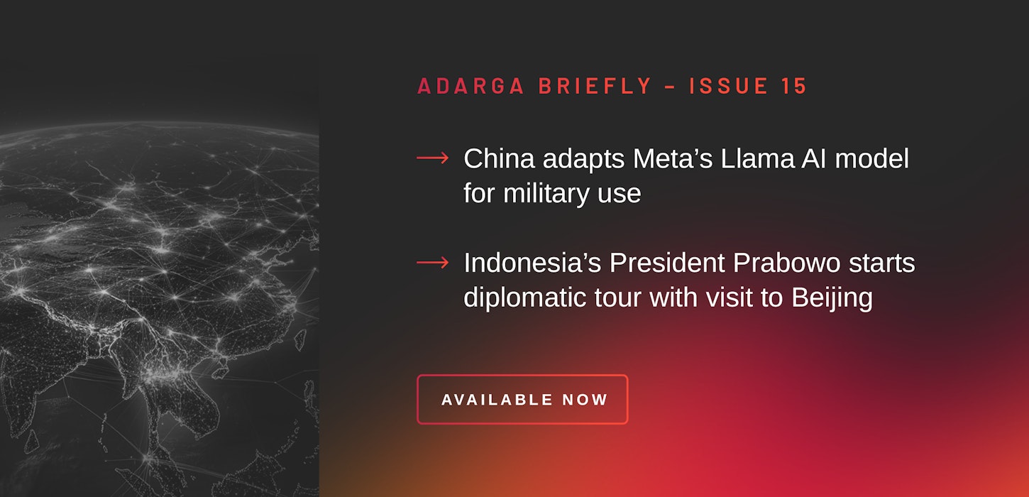 Adarga Briefly Issue 15: China in the changing world order